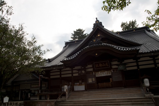 尾上神社の拝殿