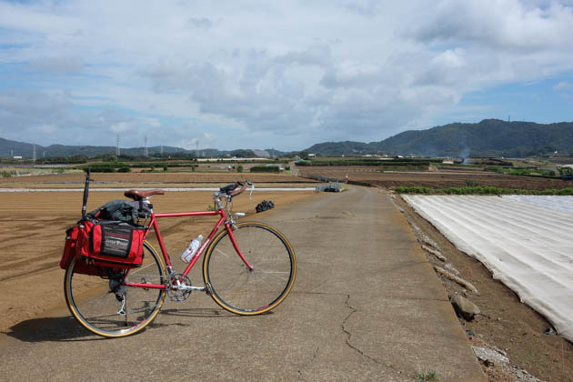 三浦の農道を走るサイクリング