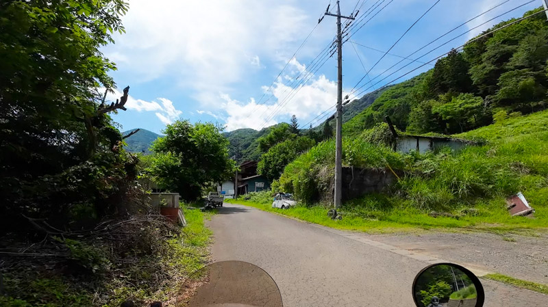 奈良子林道へのアクセス