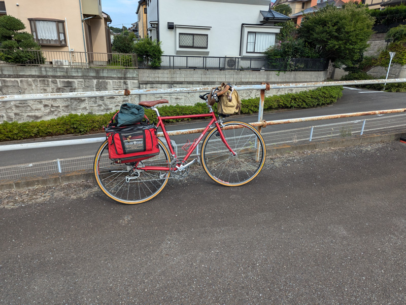 自転車キャンプ