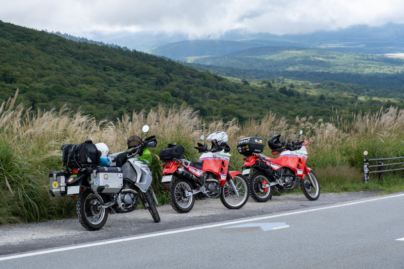 パノラマ台の天涯とKLR650