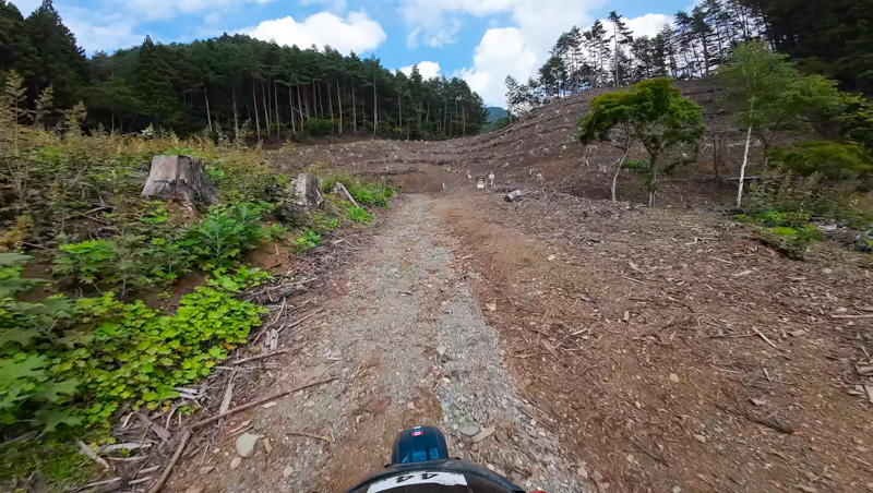 林道 大明見線（山梨）