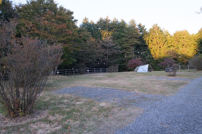 堂平天文台のキャンプ場