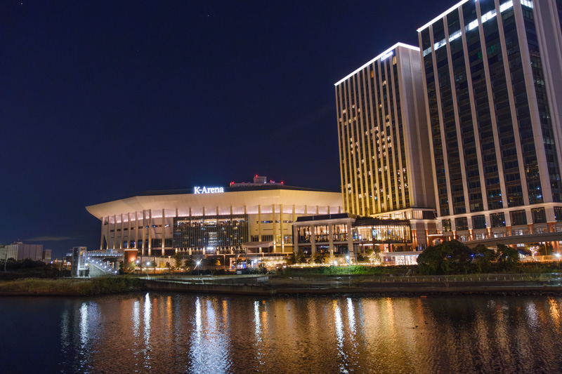 Kアリーナの夜景