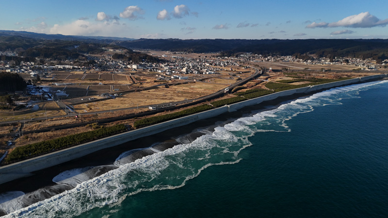 野田村防潮堤