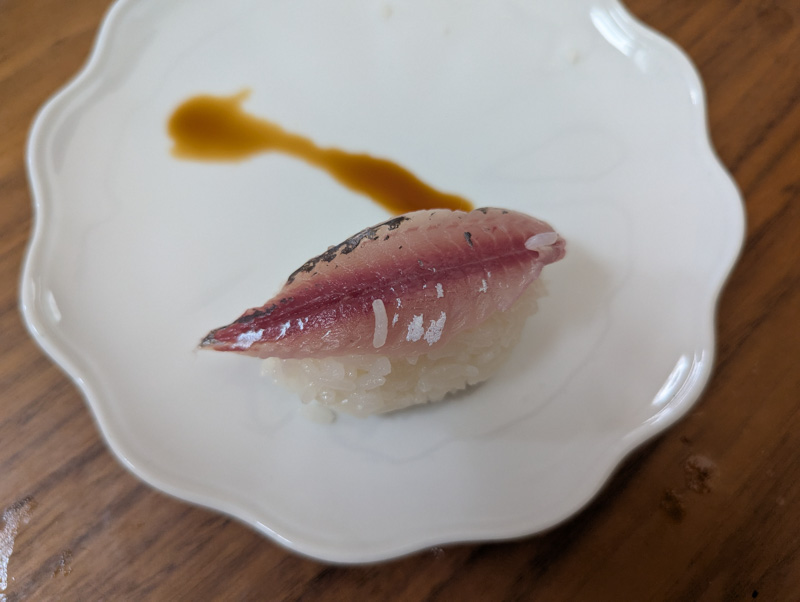 アジのお寿司