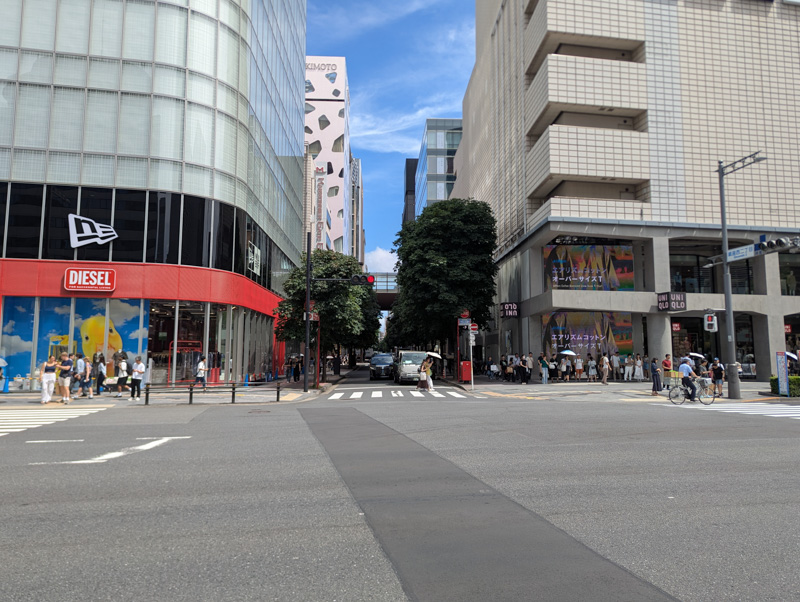 銀座をぶらぶら