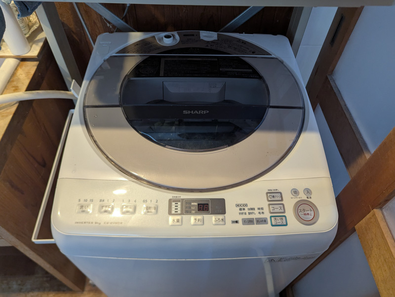 ES-GV90R洗濯機の給水弁の交換