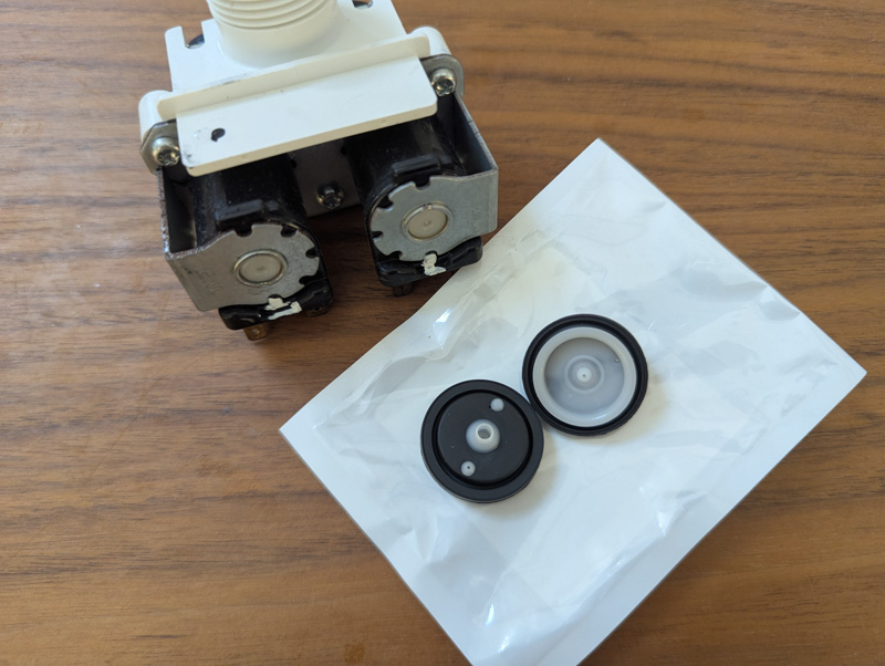 ES-GV90R洗濯機の給水弁の交換