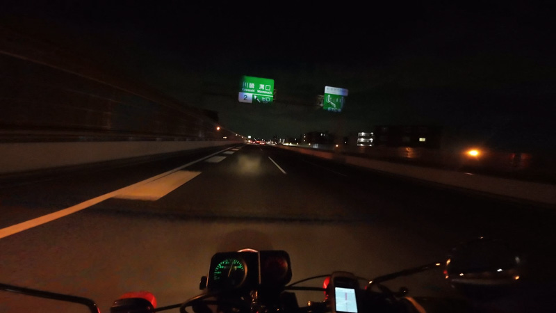 XL125S改で初高速走行