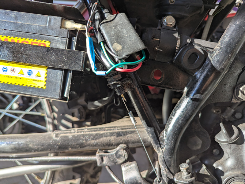 リアブレーキスイッチの交換・XL125S