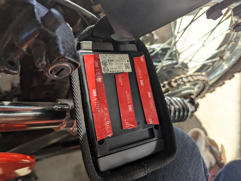XL125S改にETC取付