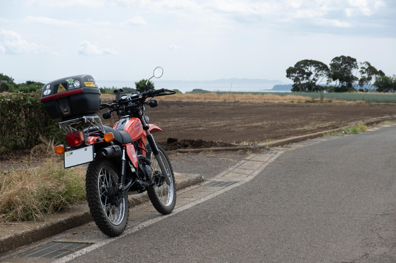 XL125S（軽二輪登録）で三浦半島