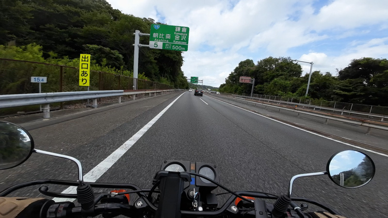 XL125S（軽二輪登録）で高速走行
