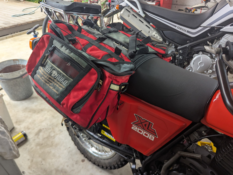 サイドバッグを装着