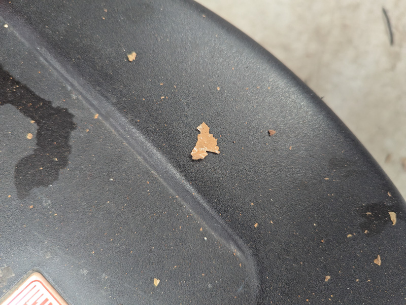 タンクの錆取り