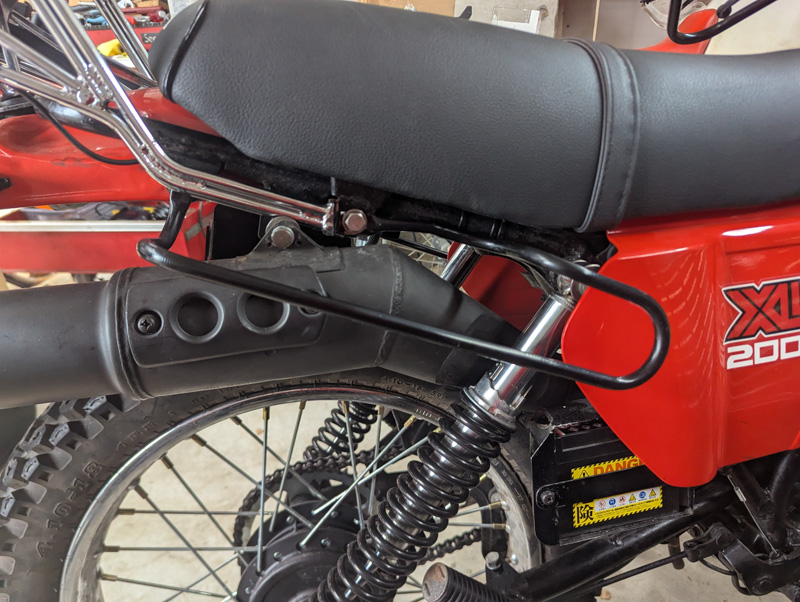 XL125S用サイドバッグサポート