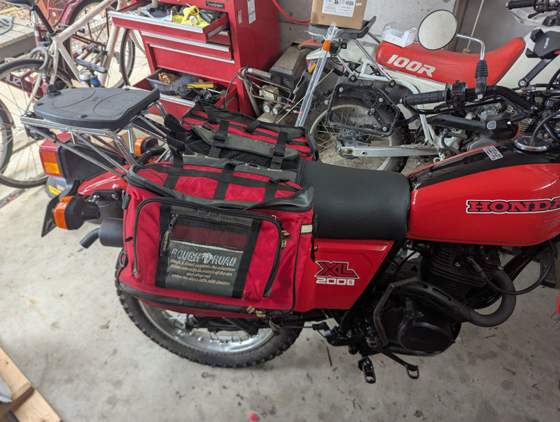 サイドバッグを装着