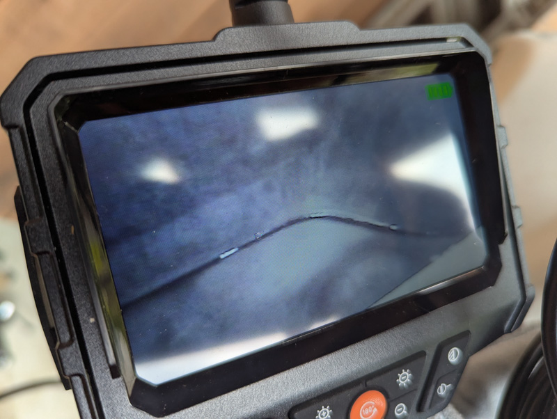 タンクの錆取り