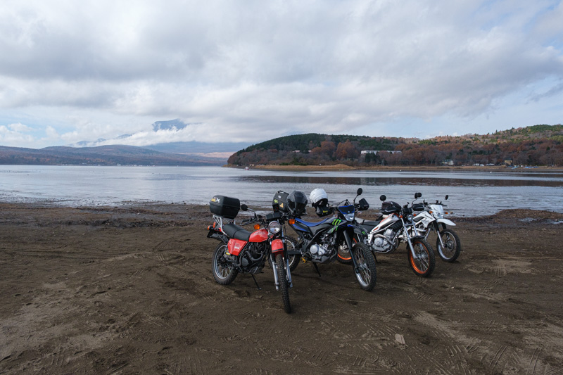 山中湖周辺へ林道ツーリング