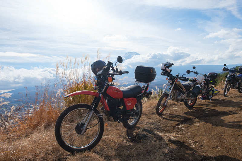 山中湖周辺へ林道ツーリング