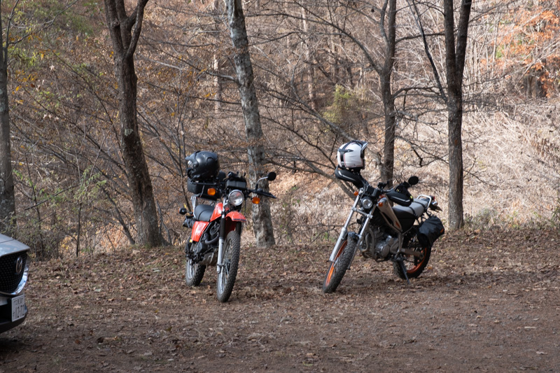 山中湖周辺へ林道ツーリング