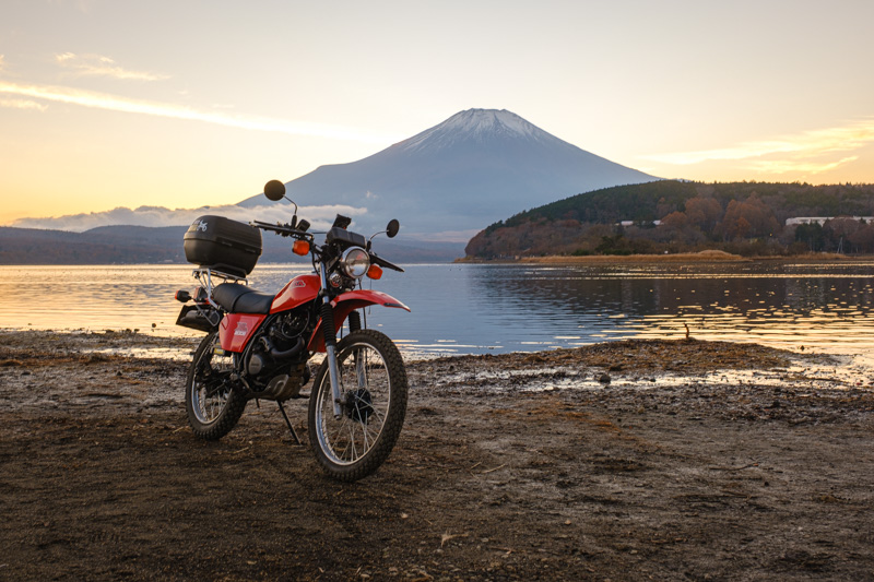 山中湖周辺へ林道ツーリング