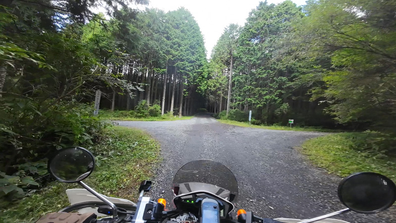 林道 富士本道場線の地図(静岡)