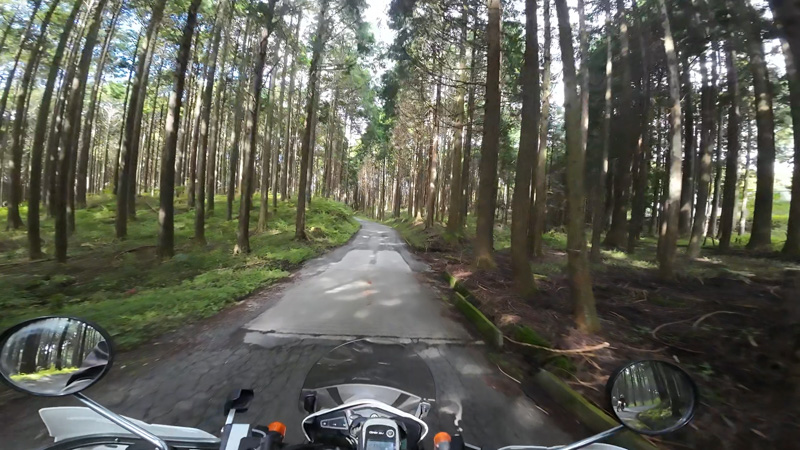 林道 富士本道場線の地図(静岡)