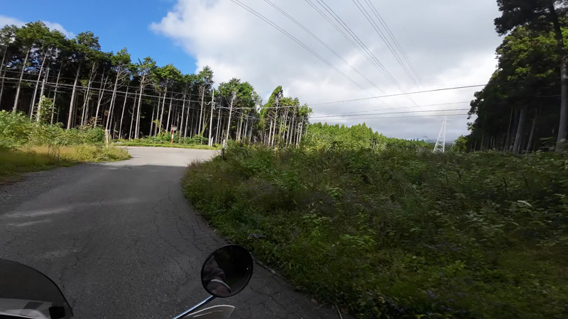 林道 富士本道場線の地図(静岡)