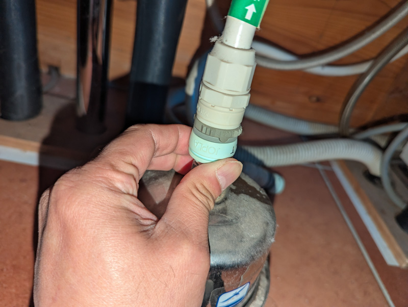 シーガルフォーを廃止して、麿水5を取り付けました