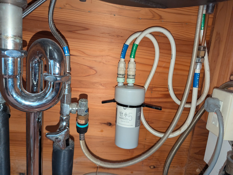 シーガルフォーを廃止して、麿水5を取り付けました