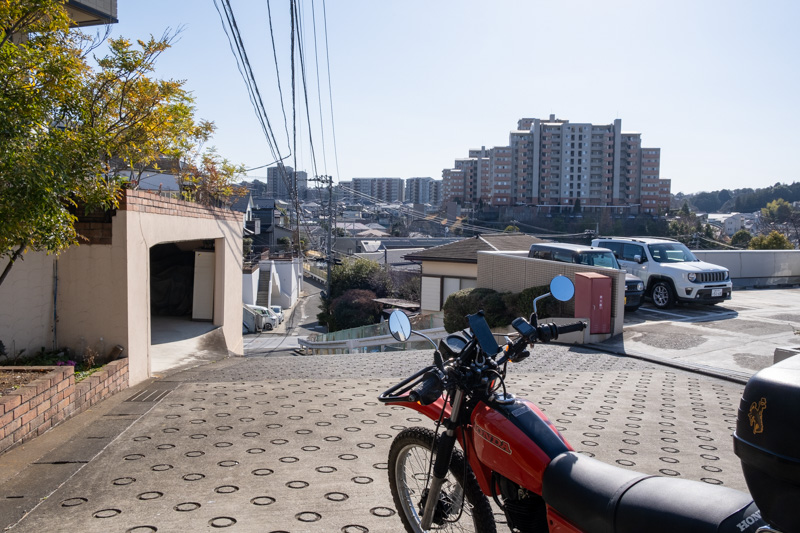 緑区台村町の坂