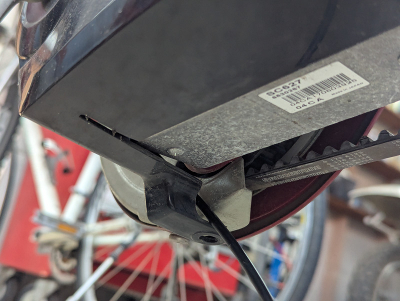 ブリジストン・ステップクルーズの変速ワイヤー交換