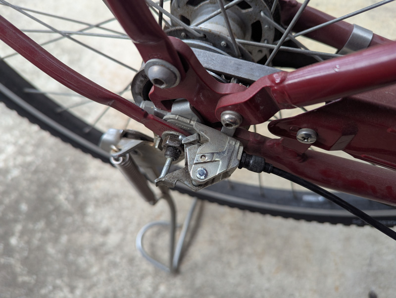 ブリジストン・ステップクルーズの変速ワイヤー交換