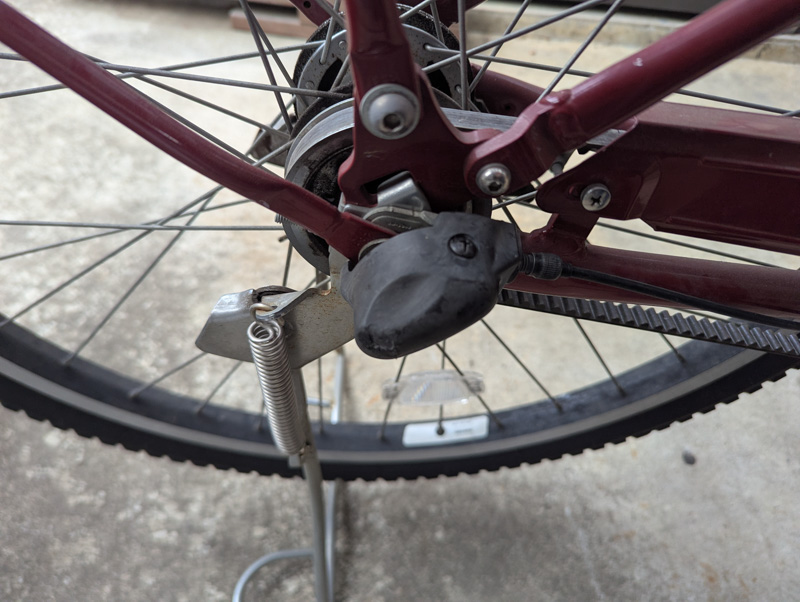 ブリジストン・ステップクルーズの変速ワイヤー交換