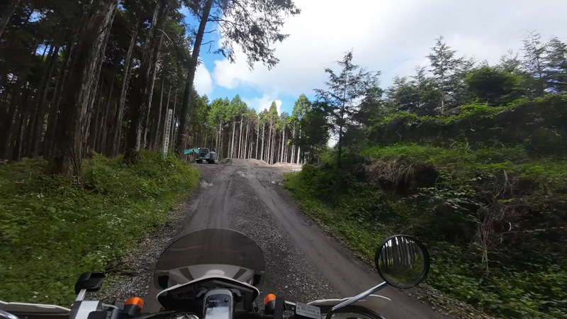 林道 寄坂線の地図（静岡）