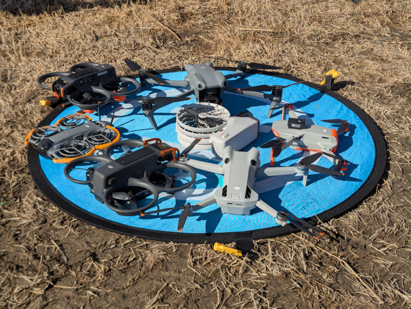 ドローン勢揃い
